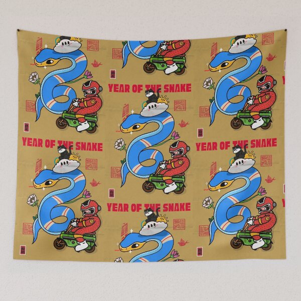 Item preview, CHINESE NEW YEAR SNAKE CUTE ANIME KAWAII designed and sold by aydapadi.