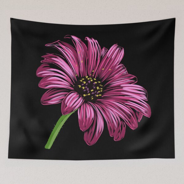 Item preview, "Pink Cone-Flower" Jamie's Hand-Drawn designed and sold by Rocky Hollow Gardens.