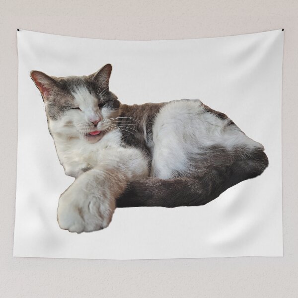 Item preview, Adorable Kitty Blep Cutout Large Version  designed and sold by TwistedP-Photos.