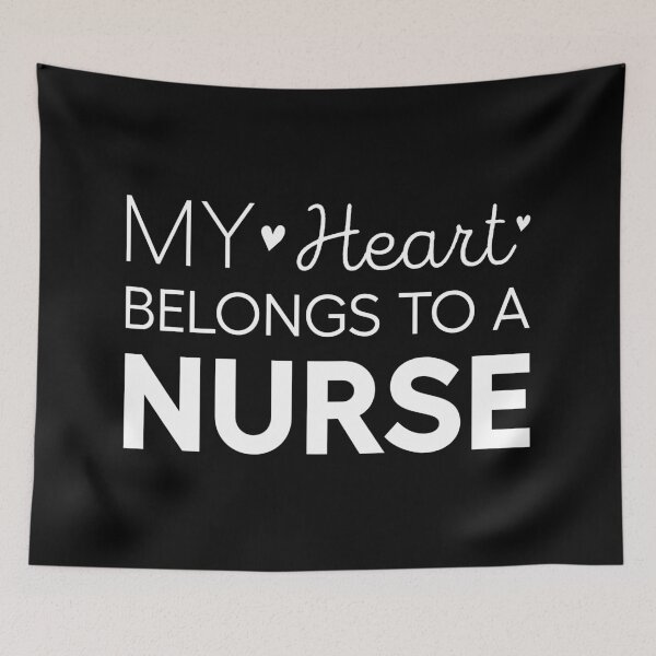 Item preview, My Heart Belongs To A Nurse Cute Nurse designed and sold by RareBunny.
