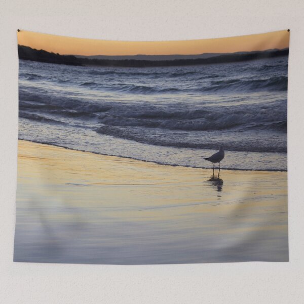 Item preview, Seagull on Beach at Sunset designed and sold by Boujiee-Boutique.
