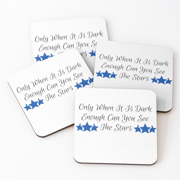 Item preview, Only When It Is Dark Enough Can You See The Stars designed and sold by NerdForce1.
