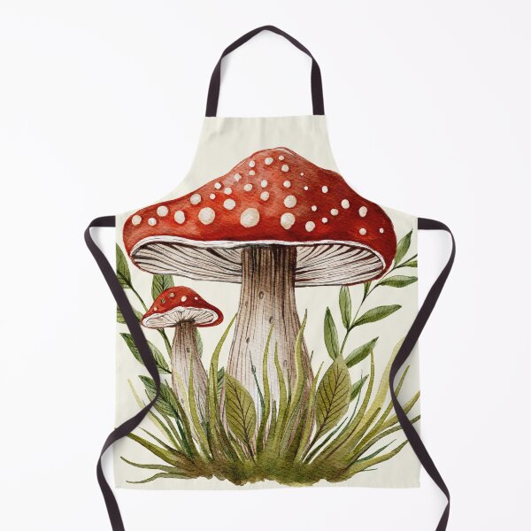 Item preview, Red-Capped Toadstool – Enchanted Forest Art designed and sold by SerenebySL.
