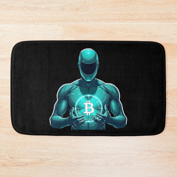 Item preview, Bitcoin Golem Protector of Digital Wealth designed and sold by RadDeck.