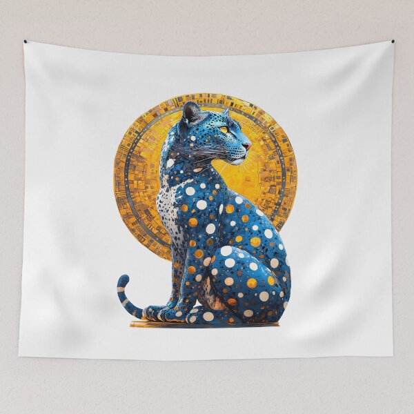 Item preview, blue leopard with white spots on its body, Big Avatar  designed and sold by wonderisland.