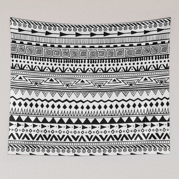 Item preview, Black And White Ethnic Mudcloth Design designed and sold by SoccaTamam.