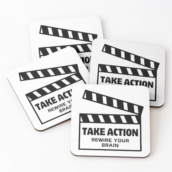 Item preview, Take Action - Rewire Your Brain designed and sold by ExhaleKisses.