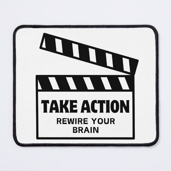 Item preview, Take Action - Rewire Your Brain designed and sold by ExhaleKisses.