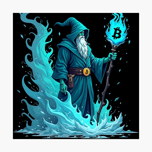 Artikel-Vorschau von Der Blockchain-Dschinn verleiht digitalen Reichtum, designt und verkauft von RadDeck.