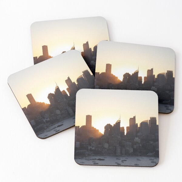 Item preview, Sunset Behind Sydney City designed and sold by Boujiee-Boutique.