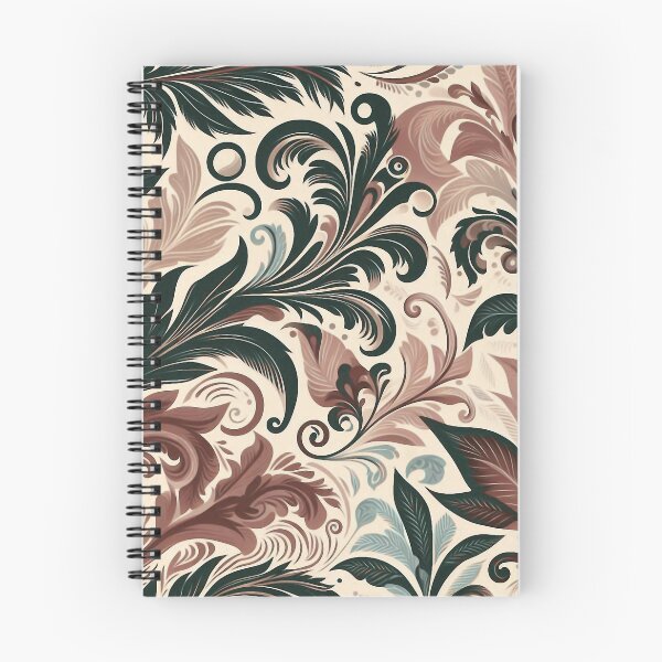 Item preview, Boho Leaves in Dusty Pattern designed and sold by MoodyMuseArt.