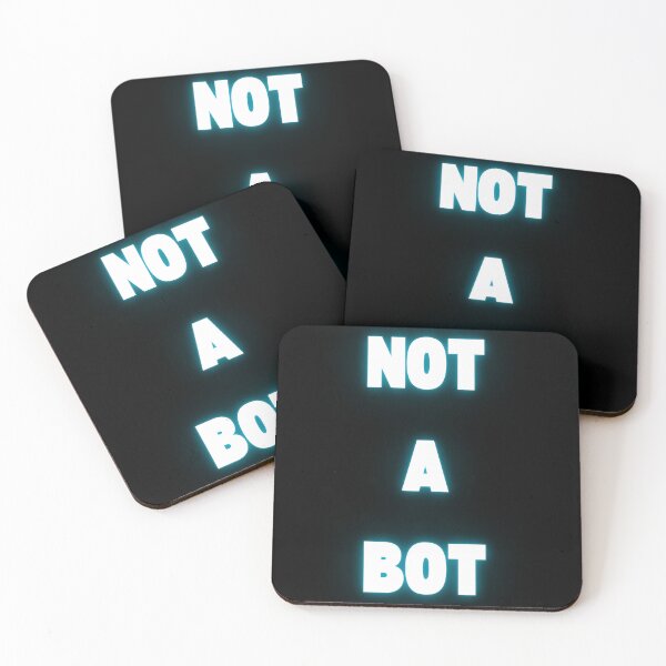 Item preview, NOT A BOT designed and sold by Swooncake Press.