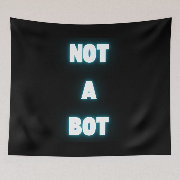 Item preview, NOT A BOT designed and sold by Swooncake Press.