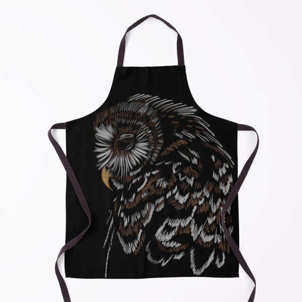 Artikelvorschau, "An Owl's Sorrow" Jamies handgezeichnete Eulensammlung entworfen und verkauft von Rocky Hollow Gardens.