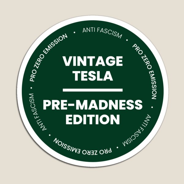 Item preview, We created a sticker for Tesla owners to express their dislike for Elon Musk. This is the Forrest green version of our sticker for all you aesthetic people out there. designed and sold by CasbenShop.