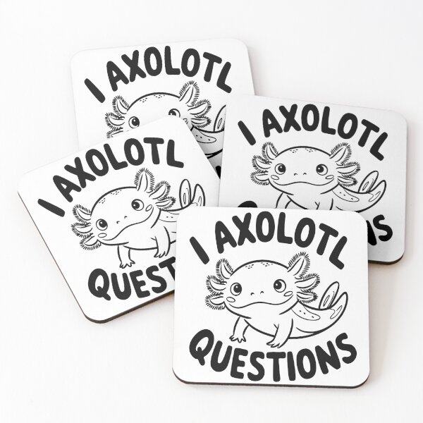 Item preview, I Axolotl Questions Cute Axolotl Funny Animal designed and sold by PunnyProducts.