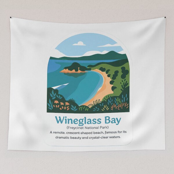 Item preview, Wineglass Bay designed and sold by Random Designs.