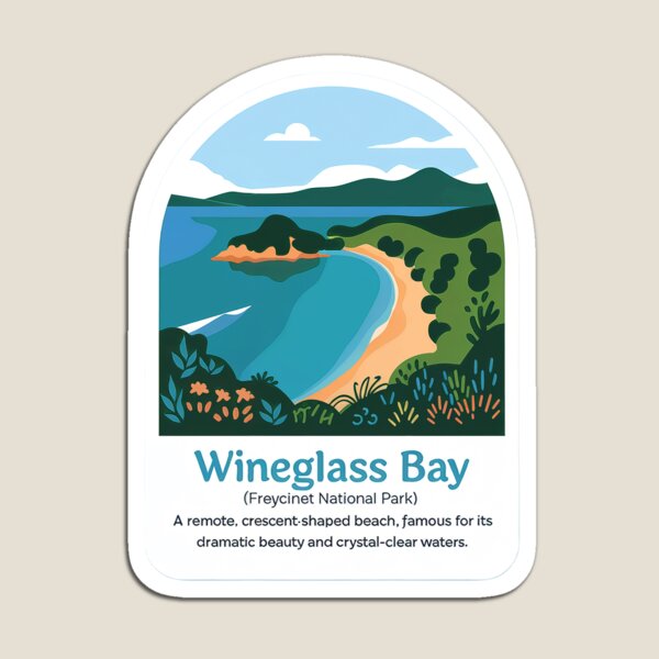 Item preview, Wineglass Bay designed and sold by Random Designs.