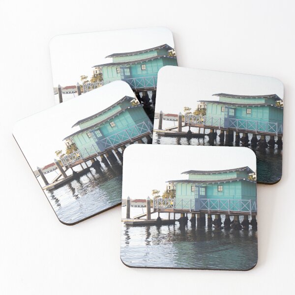 Item preview, Beach Hut at Sunset designed and sold by Boujiee-Boutique.