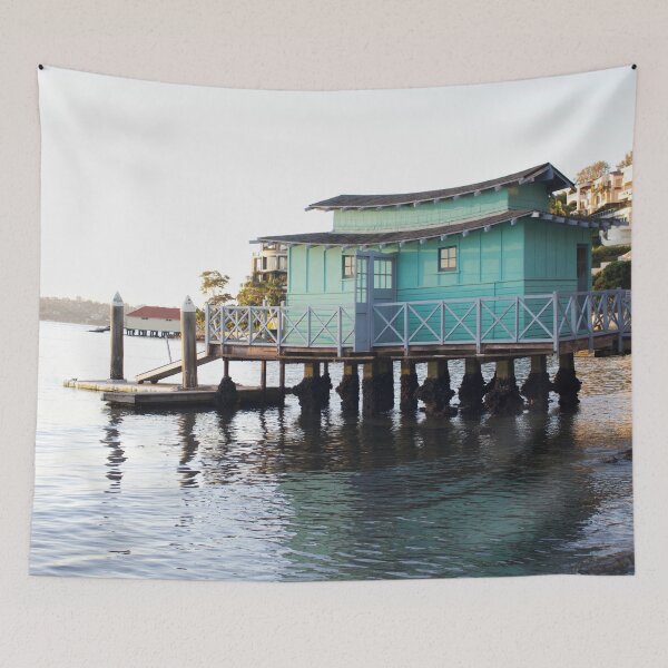 Item preview, Beach Hut at Sunset designed and sold by Boujiee-Boutique.