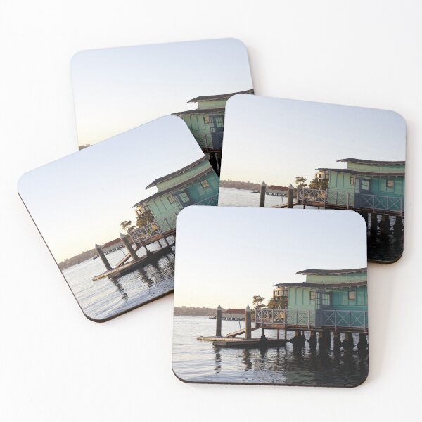 Item preview, Sunset Waterfront Beach Hut designed and sold by Boujiee-Boutique.