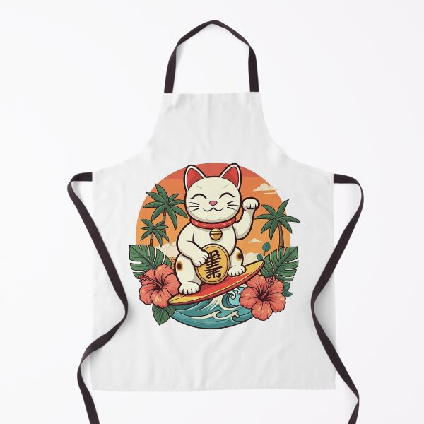 Item preview, Classic Lucky Cat Surf designed and sold by Kona Cat Creationz.