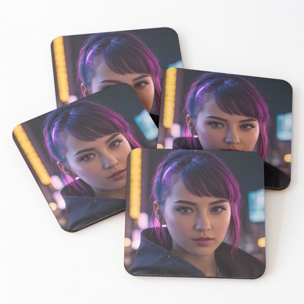 Item preview, Cyberpunk Woman Portrait designed and sold by papi1998.