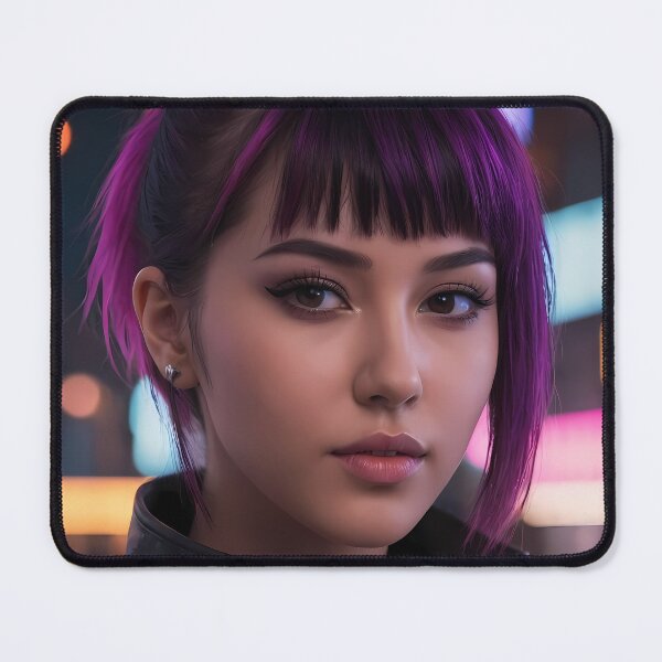 Item preview, Cyberpunk Woman Portrait designed and sold by papi1998.