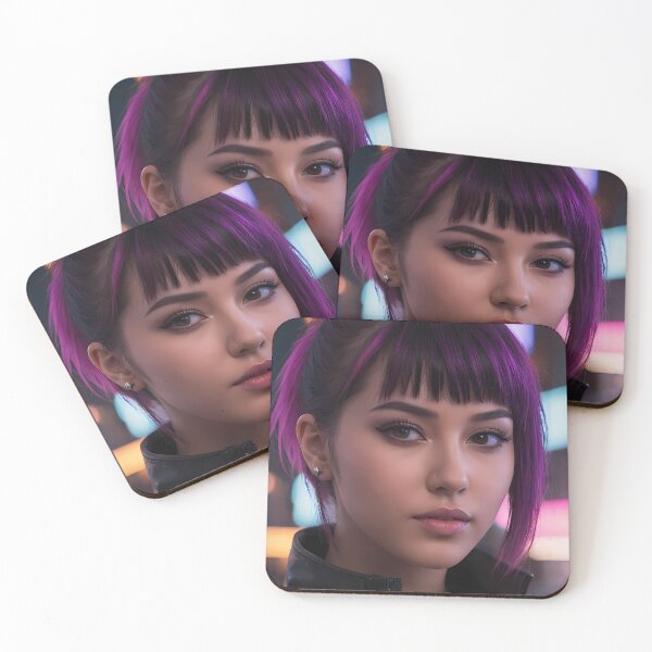 Item preview, Cyberpunk Woman Portrait designed and sold by papi1998.