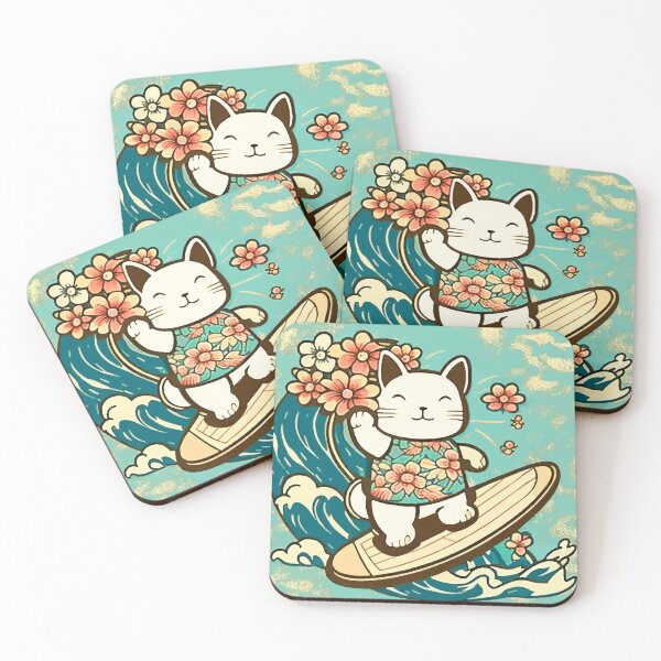 Item preview, Blue Bayou Aloha Kitty designed and sold by Kona Cat Creationz.