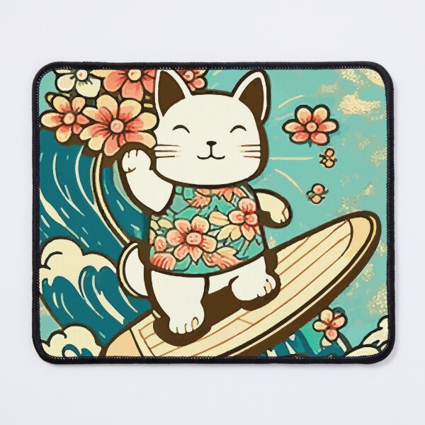 Item preview, Blue Bayou Aloha Kitty designed and sold by Kona Cat Creationz.