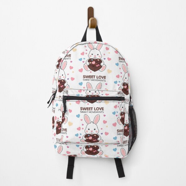 Item preview, Sweet Love Bunny - Adorable Chocolate Heart Design designed and sold by UniversalFlair.