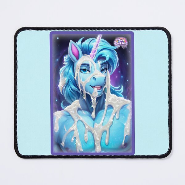 Item preview, MAGIC STALLION - FROSTED UNICORN (ICE BLUE) designed and sold by Dolls X Beauty.