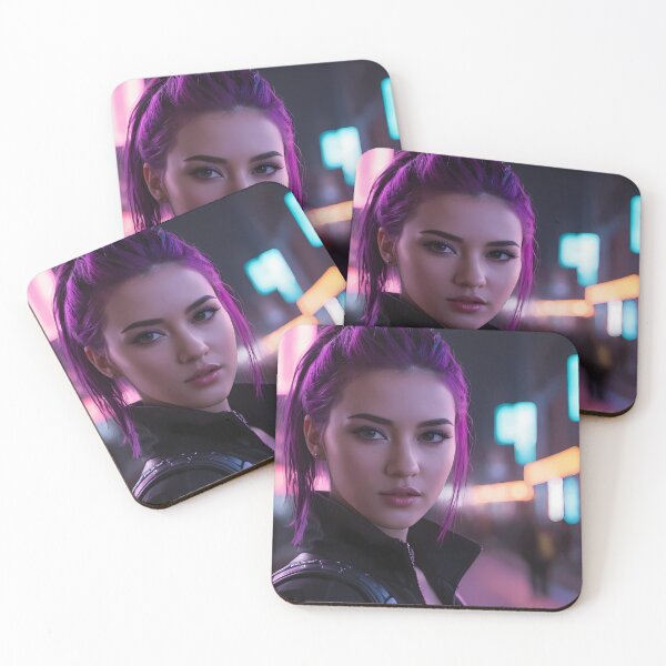 Item preview, Cyberpunk Woman Portrait designed and sold by papi1998.