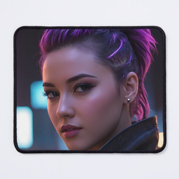Item preview, Cyberpunk Woman Portrait designed and sold by papi1998.