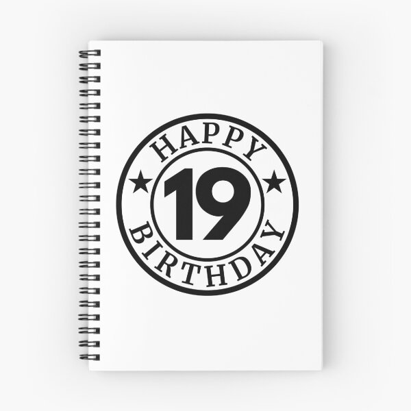Item preview, Happy 19th Birthday | Celebrating 19 Years designed and sold by highflycrafts.