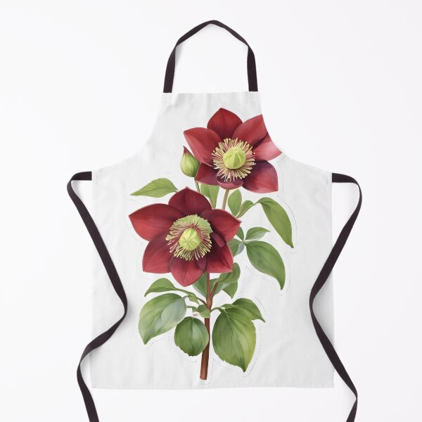 Item preview, Red Hellebore (Christmas Rose) designed and sold by HOMETOWN86.