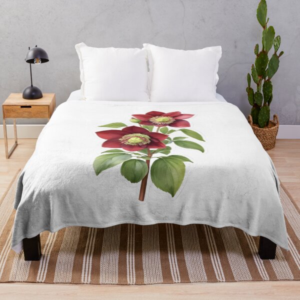 Item preview, Red Hellebore (Christmas Rose) designed and sold by HOMETOWN86.