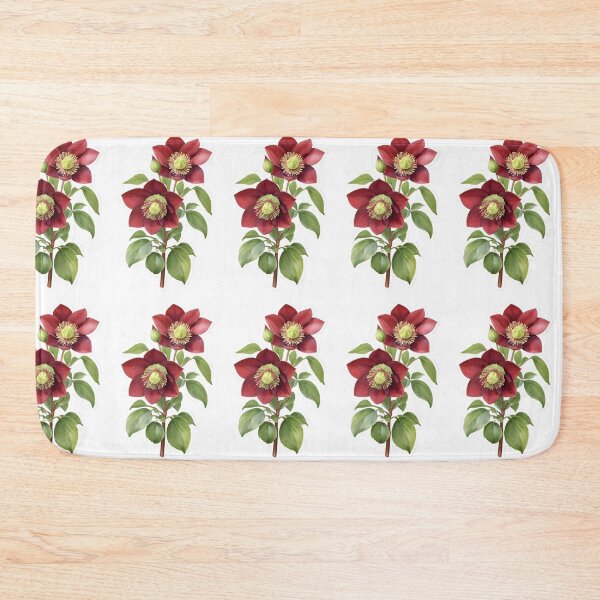 Item preview, Red Hellebore (Christmas Rose) designed and sold by HOMETOWN86.