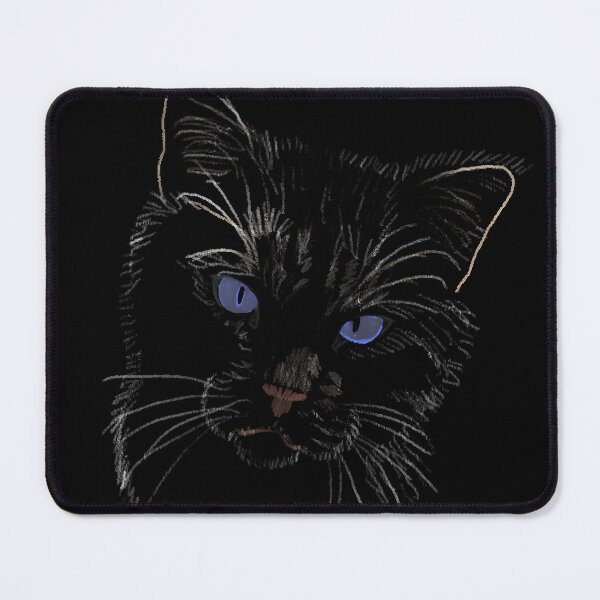 Item preview, "Puff" Jamie's Hand-Drawn Cat Collection designed and sold by Rocky Hollow Gardens.
