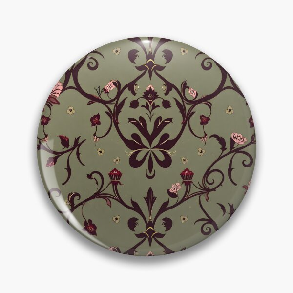 Item preview, Goth Intricate Floral Vintage Pattern designed and sold by GaricDrawsob.