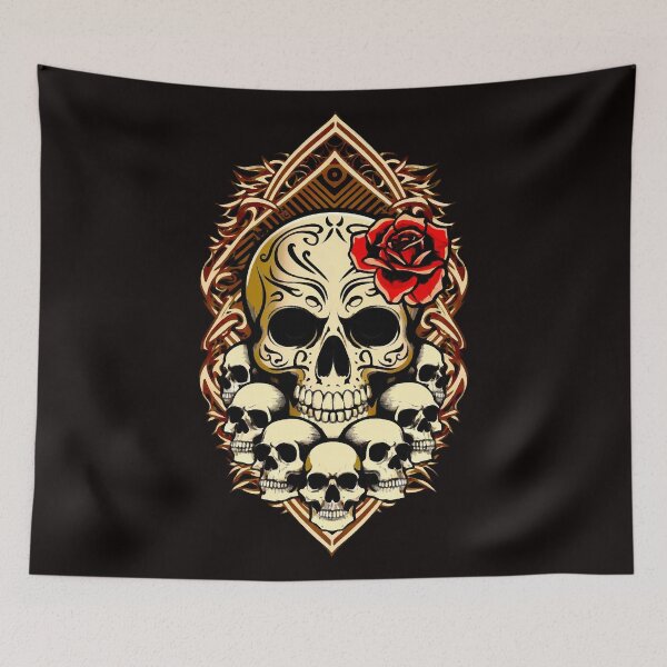 Item preview, Skeletons and Rose designed and sold by ViaARTfactory.