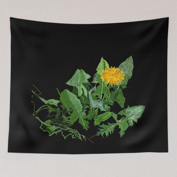 Item preview, "A Dandelion's Greens" Jamie's Hand-Drawn Floral Collection designed and sold by Rocky Hollow Gardens.