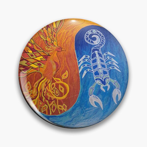 Artikelvorschau, Yin Yang Skorpion entworfen und verkauft von Namkrow Designs.