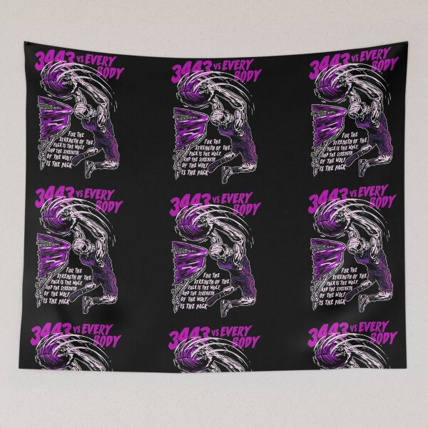 Item preview, Funny Skeleton Playing Basketball, For The Strength of The Pack Is The Wolf And The Strength of The Wolf Is The Pack designed and sold by Matt_Smith.