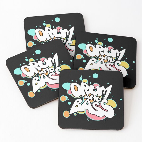 Item preview, DRUM AND BASS  - Oil and Bass Paint (white/pink) designed and sold by Discothreadz.