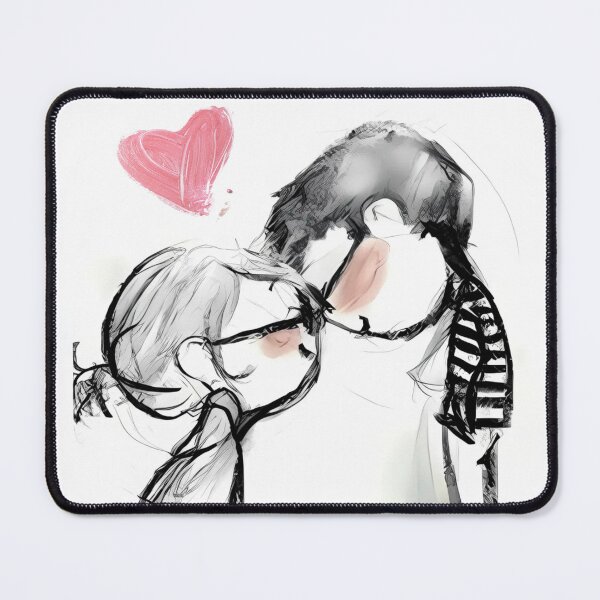 Item preview, You Are Without a Doubt My Other Half - couple watercolor art designed and sold by Vicky021.