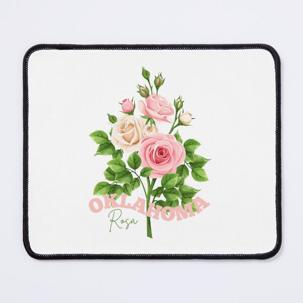 Item preview, Oklahoma State Flower Rosa Classic T-shirt Sticker designed and sold by ThinkNature!.