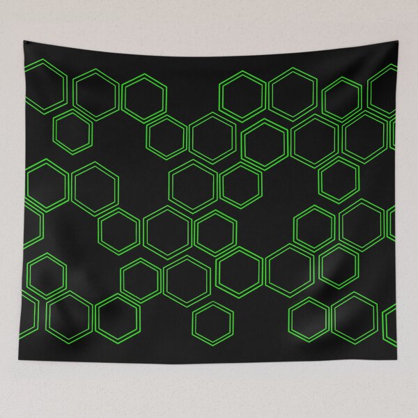 Item preview, Green hexagon designed and sold by Hurricanakat247.