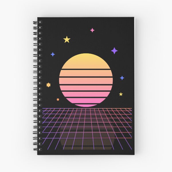 Item preview, Paisaje retro de synthwave designed and sold by Priyan96.